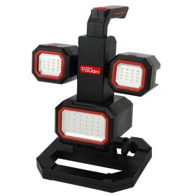 Hyper Tough 2000-Lumen LED Rechargeable Work Light & Detachable Spotlight