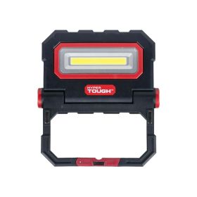 Hyper Tough 500 Lumens Area Light with Pivoting Stand and Strong Magnet, Powered by 3 AA Battery