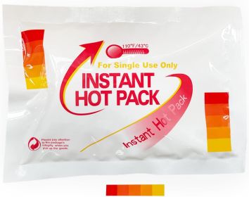 Instant Hot Packs for Pain Relief 6" x 8", Heating Patches 10 Pack, Instant Heat Packs for Pain Relief 9.8 Oz, Compact Instant Hot Compress