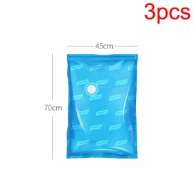 55W Powerful Vacuum Pump Vacuum Bag Clothes Storage Bag Folding Compressed Electric Sealer Machine Space Saver Travel Organizer (Ships From: China, Color: 3pcs Small Bags)