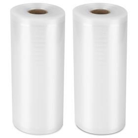 2 Rolls of Vacuum Sealer Bags Vacuum Storage Bag (size: M)